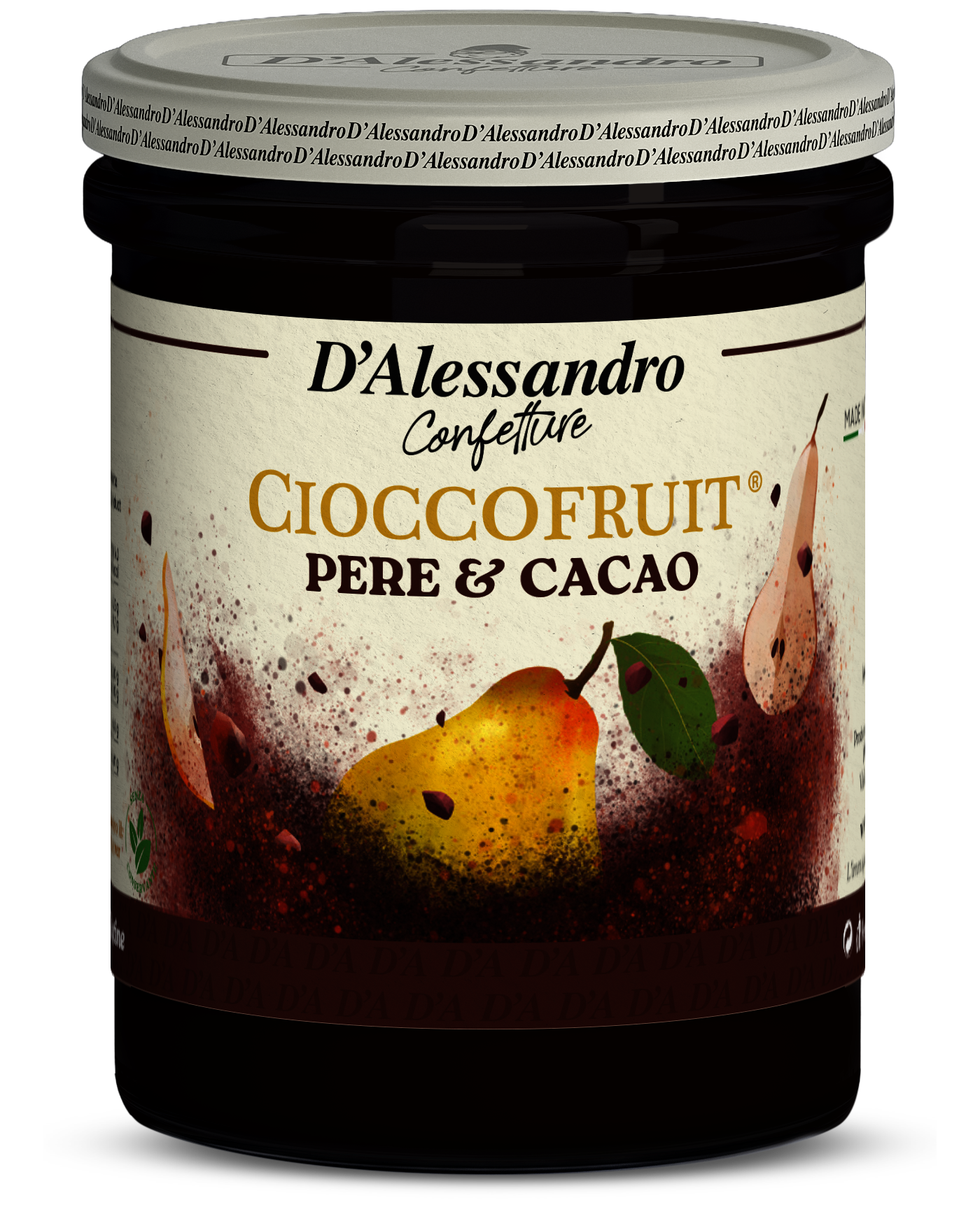 <span>Cioccofruit</span> Cocoa and <br>Pear