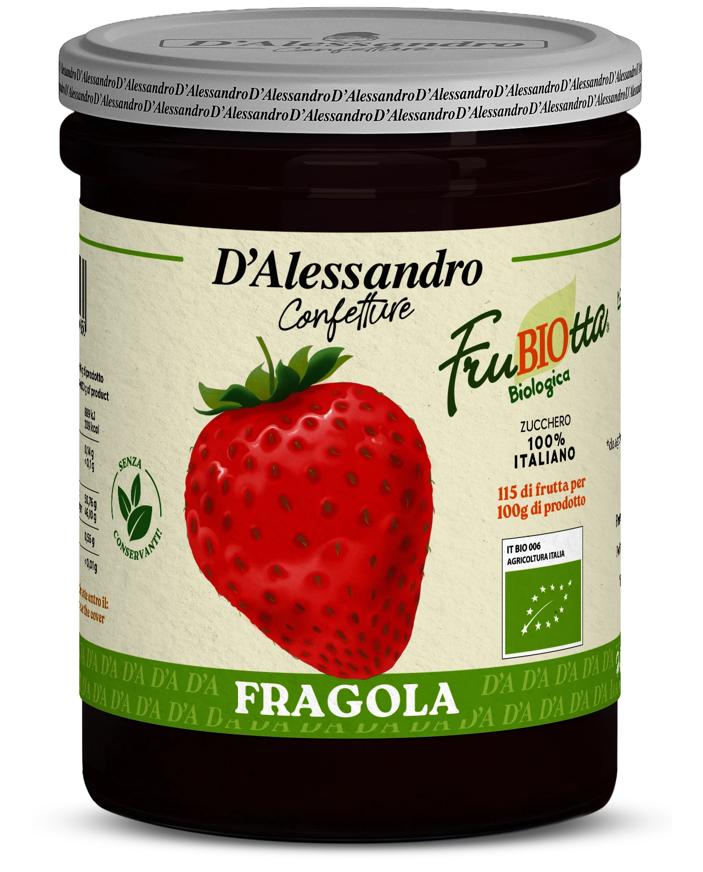 <span>Extra Strawberry</span> Jam<br/> Organic