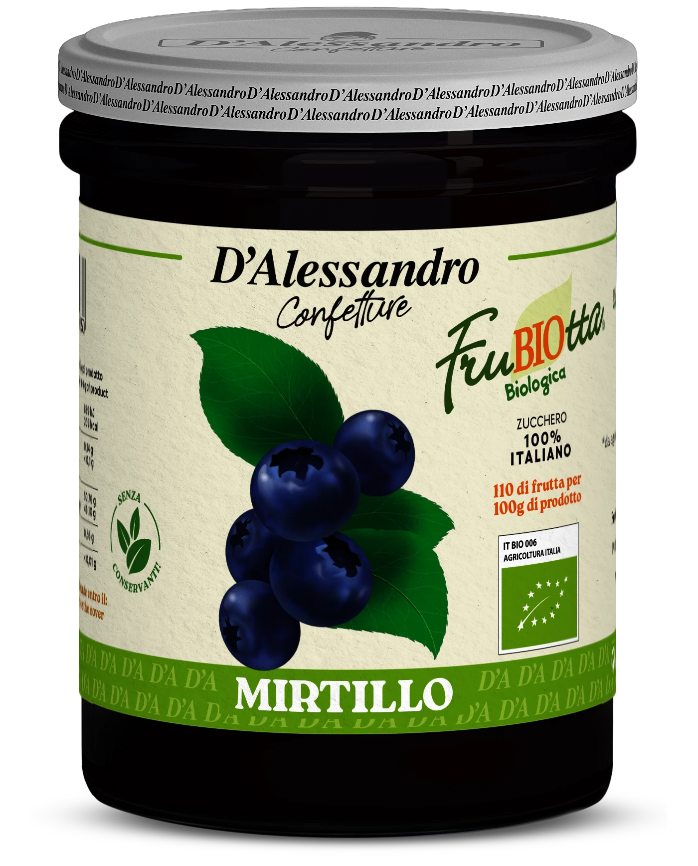 <span>Extra </span>Blueberry<br/> Organic Jam